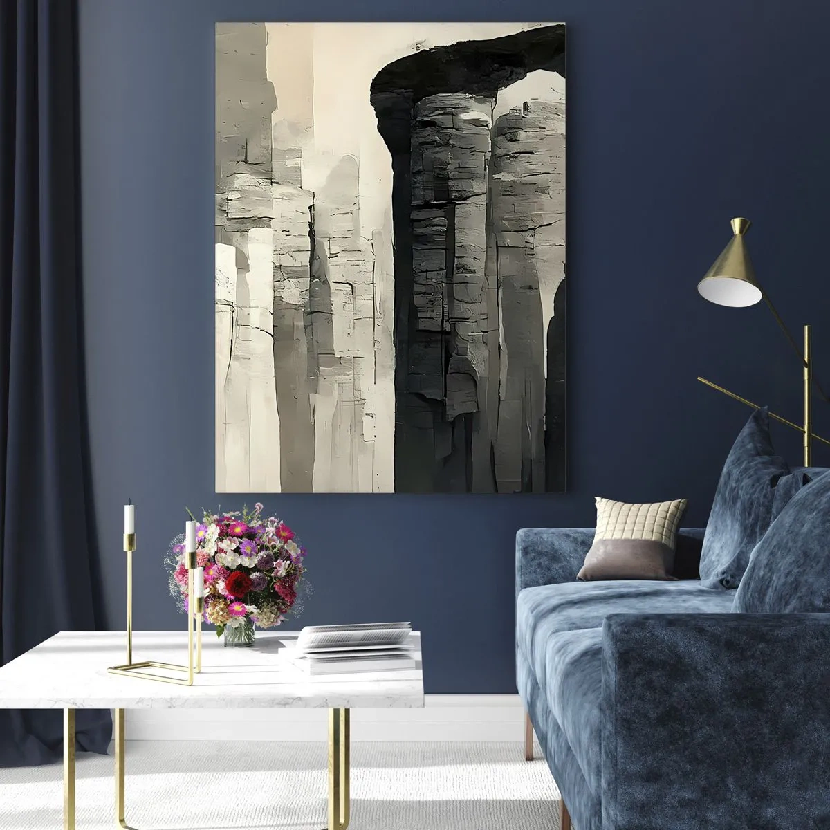 Obraz na skle - Majestátnost starožitnosti - 80x120 cm