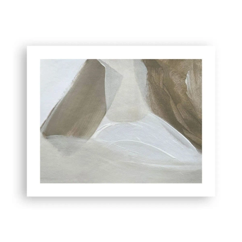 Plakát - Vlna bílé - 50x40 cm