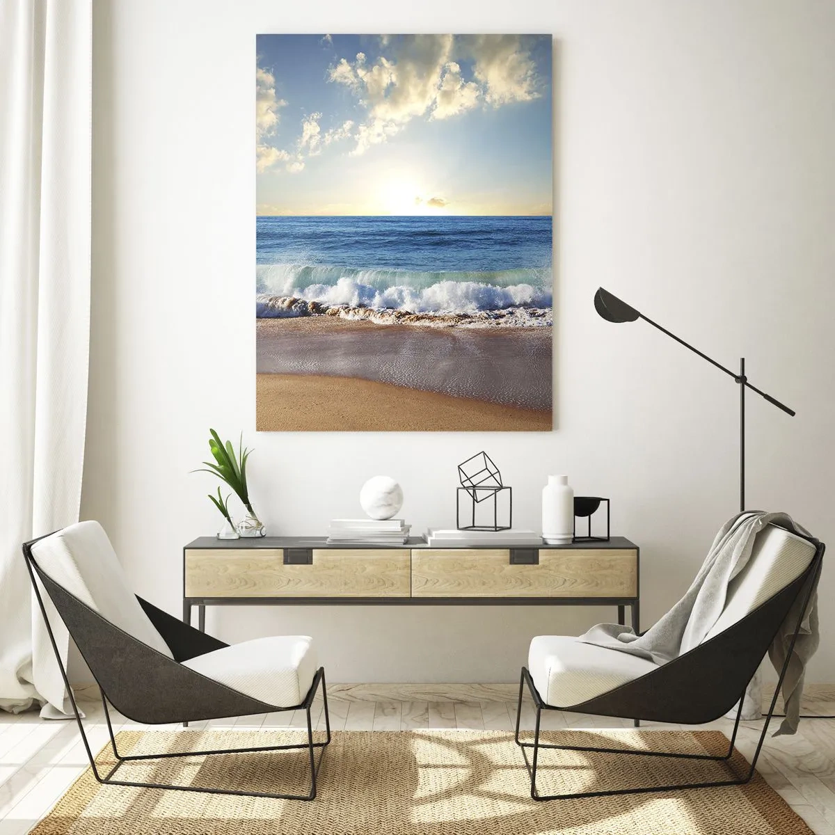 Obraz na skle - Pohyb a nehybnost zároveň - 50x70 cm