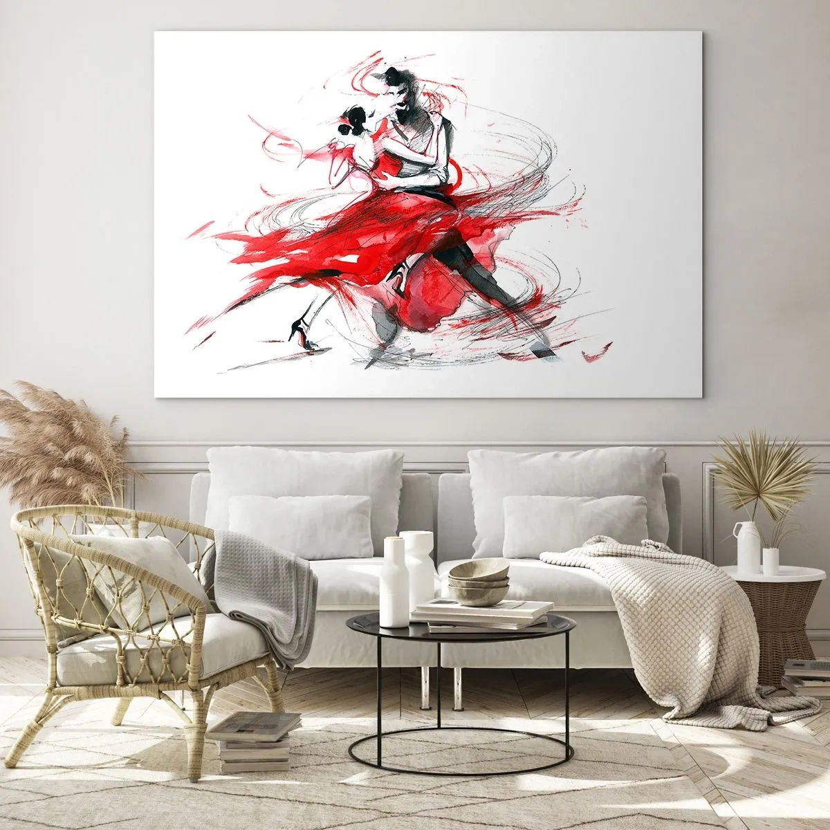 Obraz na skle - Tango - rytmus náruživostí - 120x80 cm
