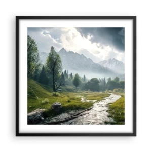 Plakát v černém rámu - Tam a zpět - 50x50 cm