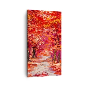 Obraz na plátně - Podzimní imprese - 45x80 cm