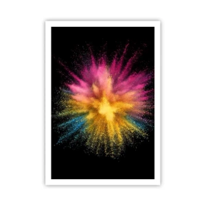Plakát - Zrození barev  - 70x100 cm