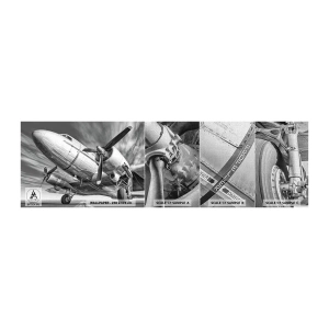 Vzor Fototapety Premium Canvas - Vždy připraven k letu - Letadlo, Retro, Letadlo - 100x30 cm