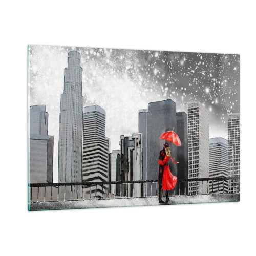 Obraz na skle - Člověk není kámen - 120x80 cm