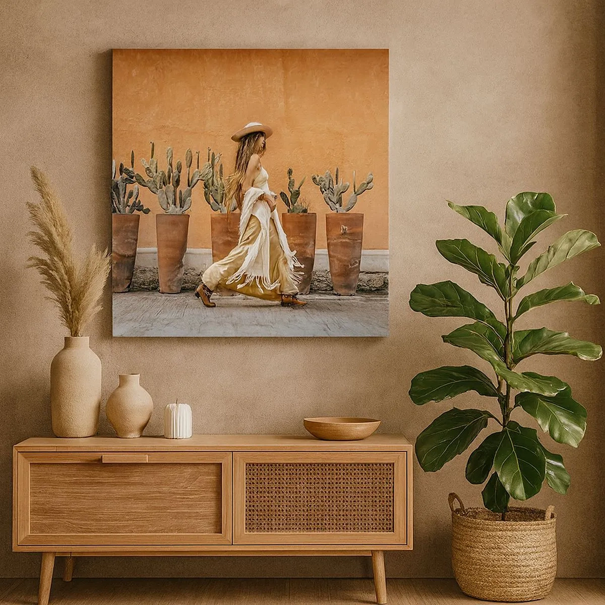 Obraz na plátně - V hippie stylu - 30x30 cm