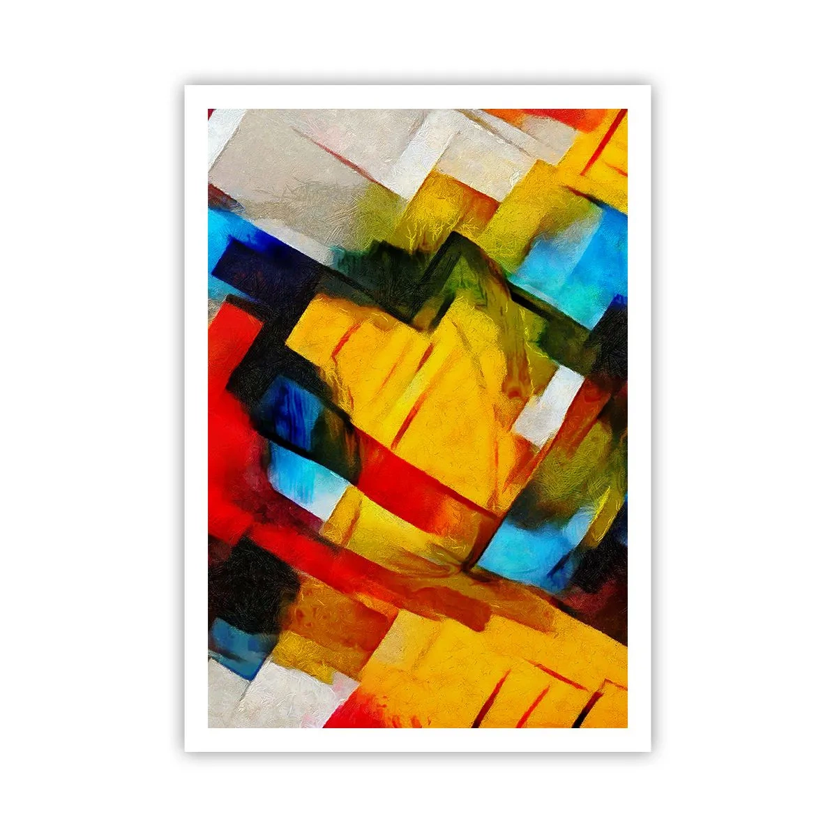 Plakát - Vícebarevné vrstvy - 70x100 cm