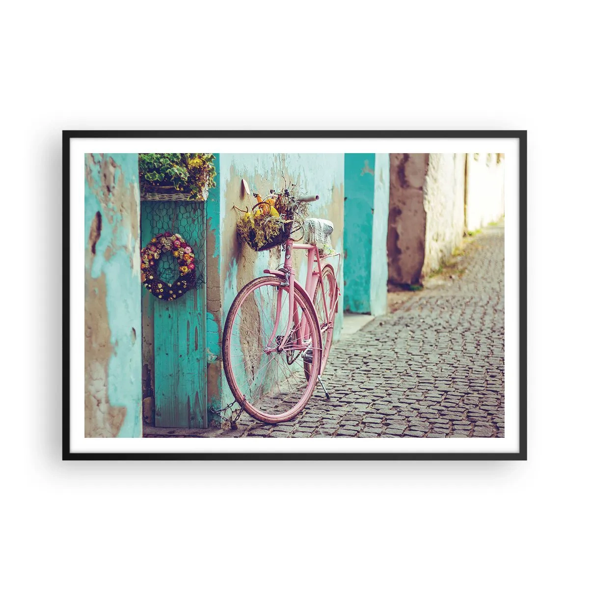 Plakát v černém rámu - Hned se vrátím - 100x70 cm