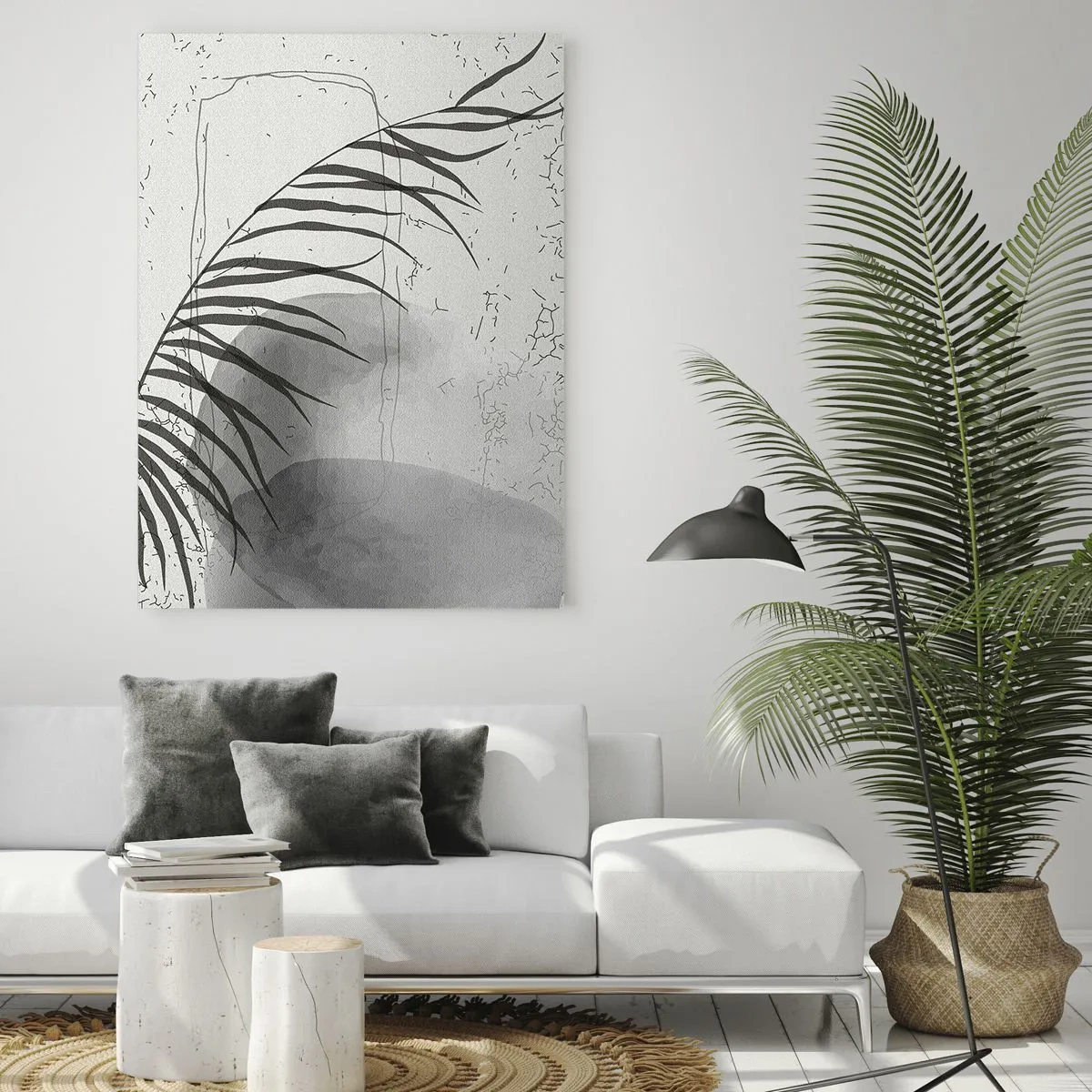 Obraz na skle - Subtilní exotika přírody - 50x70 cm