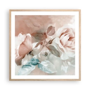 Plakát v rámu světlý dub - Duch romantismu - 60x60 cm