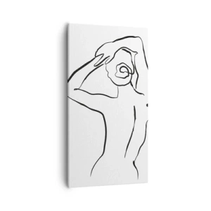 Obraz na plátně - Ranní akt - 55x100 cm