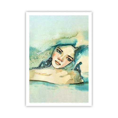 Plakát - Am I blue? - 70x100 cm