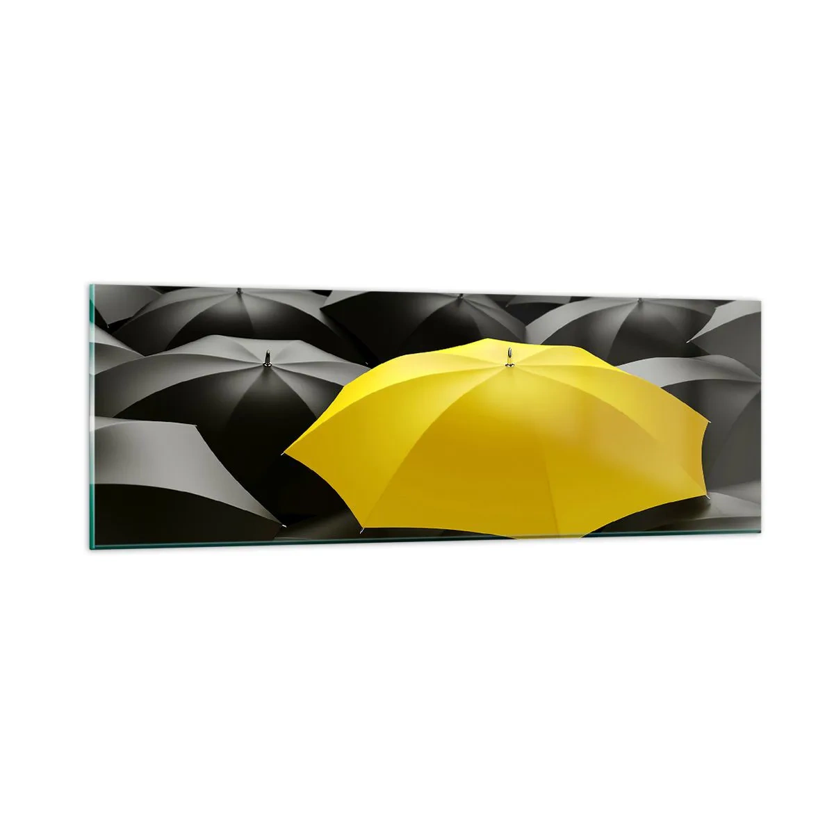Obraz na skle - Sbohem smutku - 90x30 cm