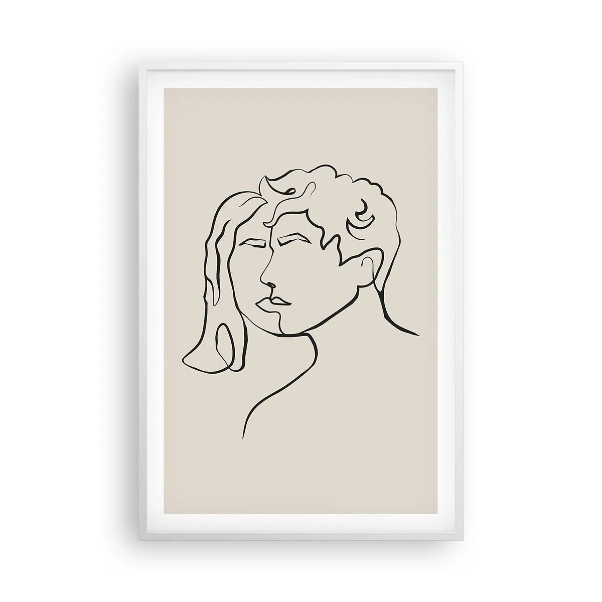 Plakát v bílém rámu - A byla jednota - 61x91 cm