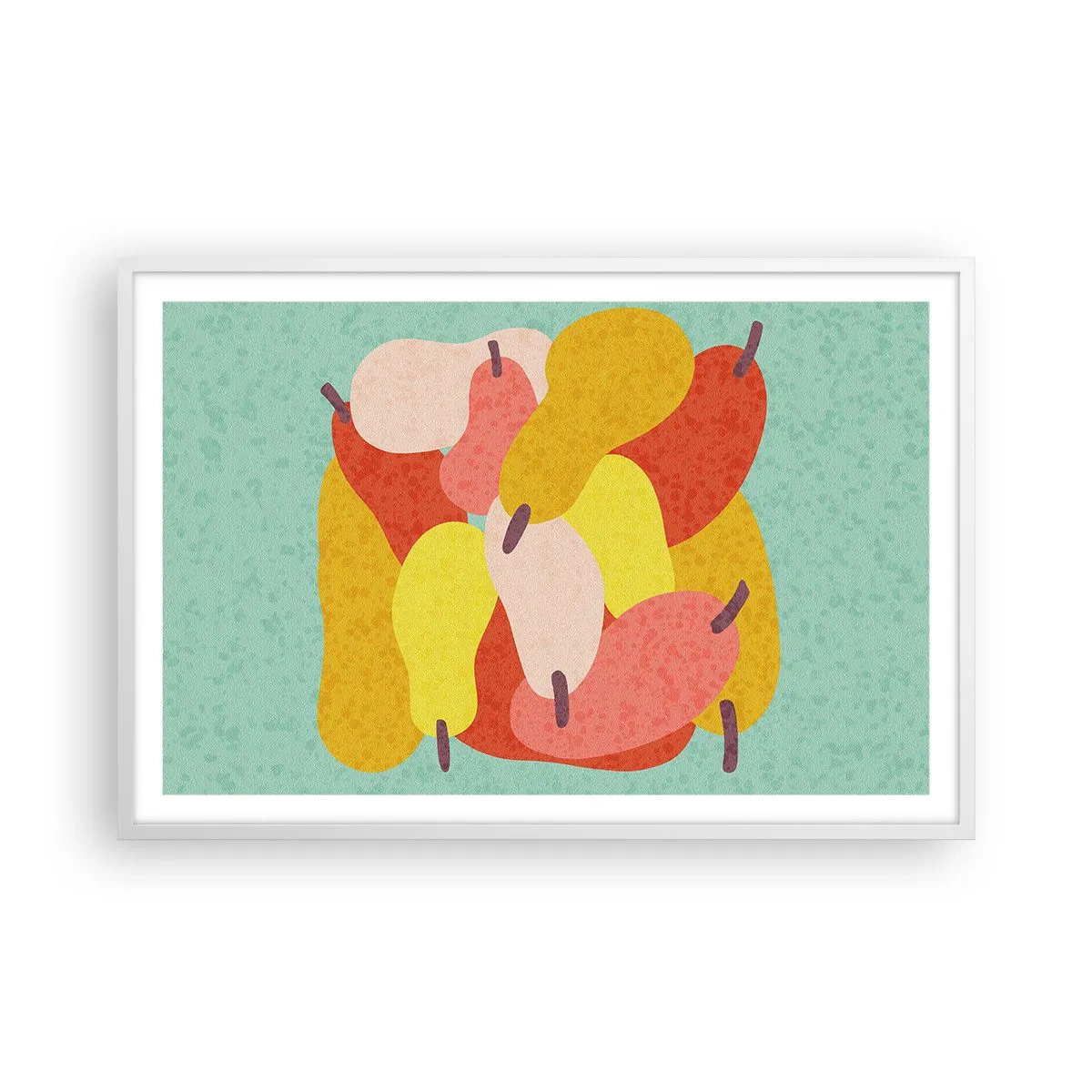 Plakát v bílém rámu - Ochutnejte letní slunce - 91x61 cm