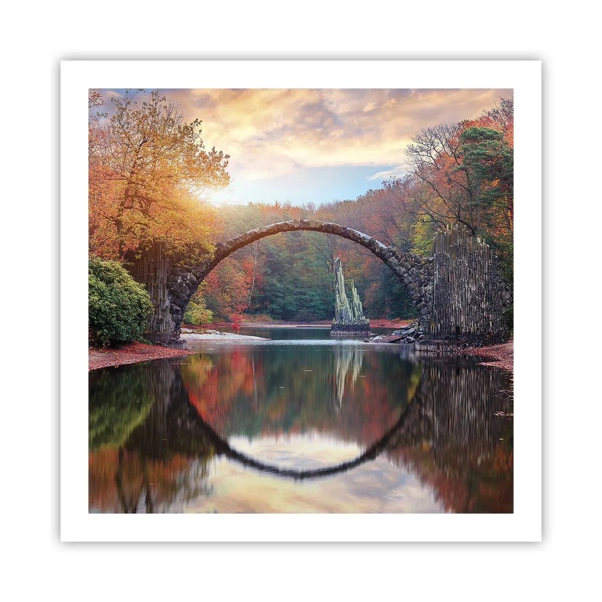 Plakát - Za zrcadlem - 60x60 cm