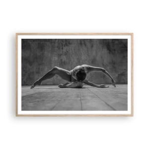 Plakát v rámu světlý dub - Nalezená symetrie - 100x70 cm