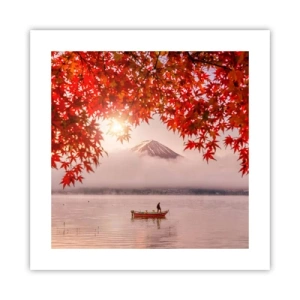 Plakát - V japonském stylu - 40x40 cm