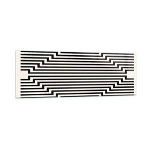 Obraz na skle - Geometrická iluze - 90x30 cm