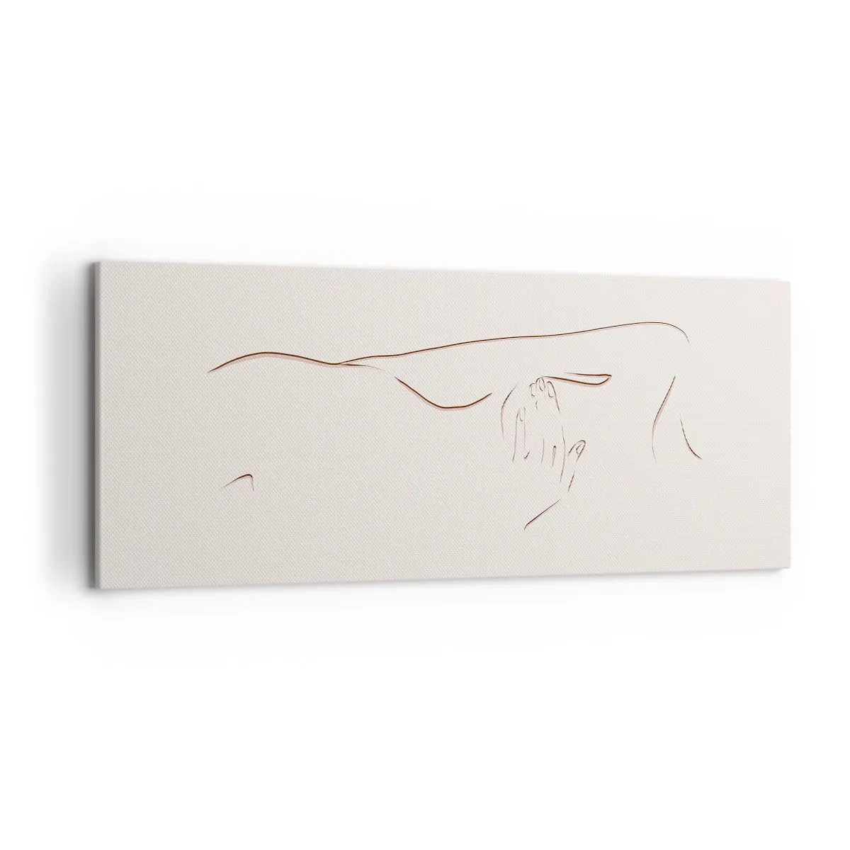 Obraz na plátně - Tvar touhy - 120x50 cm