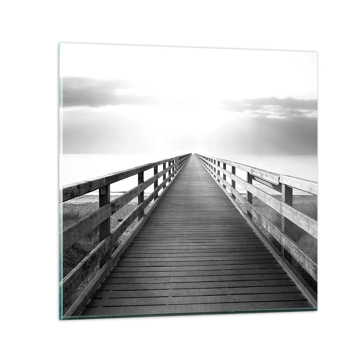 Obraz na skle - Do dálky… - 60x60 cm