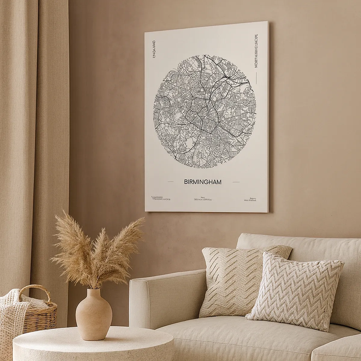 Obraz na plátně - Anatomie Birminghamu - 50x70 cm