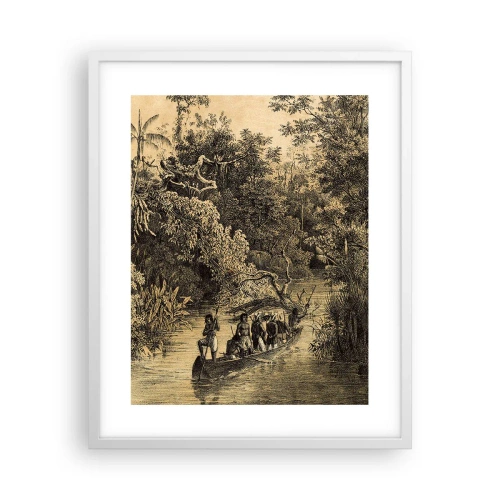 Plakát v bílém rámu - Výlet ke zdroji - 40x50 cm