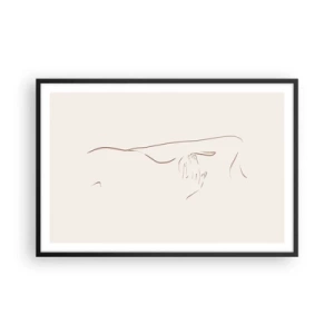 Plakát v černém rámu - Tvar touhy - 91x61 cm