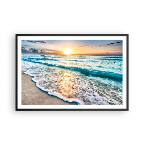 Plakát v černém rámu - Výhled, který stojí za to - 91x61 cm