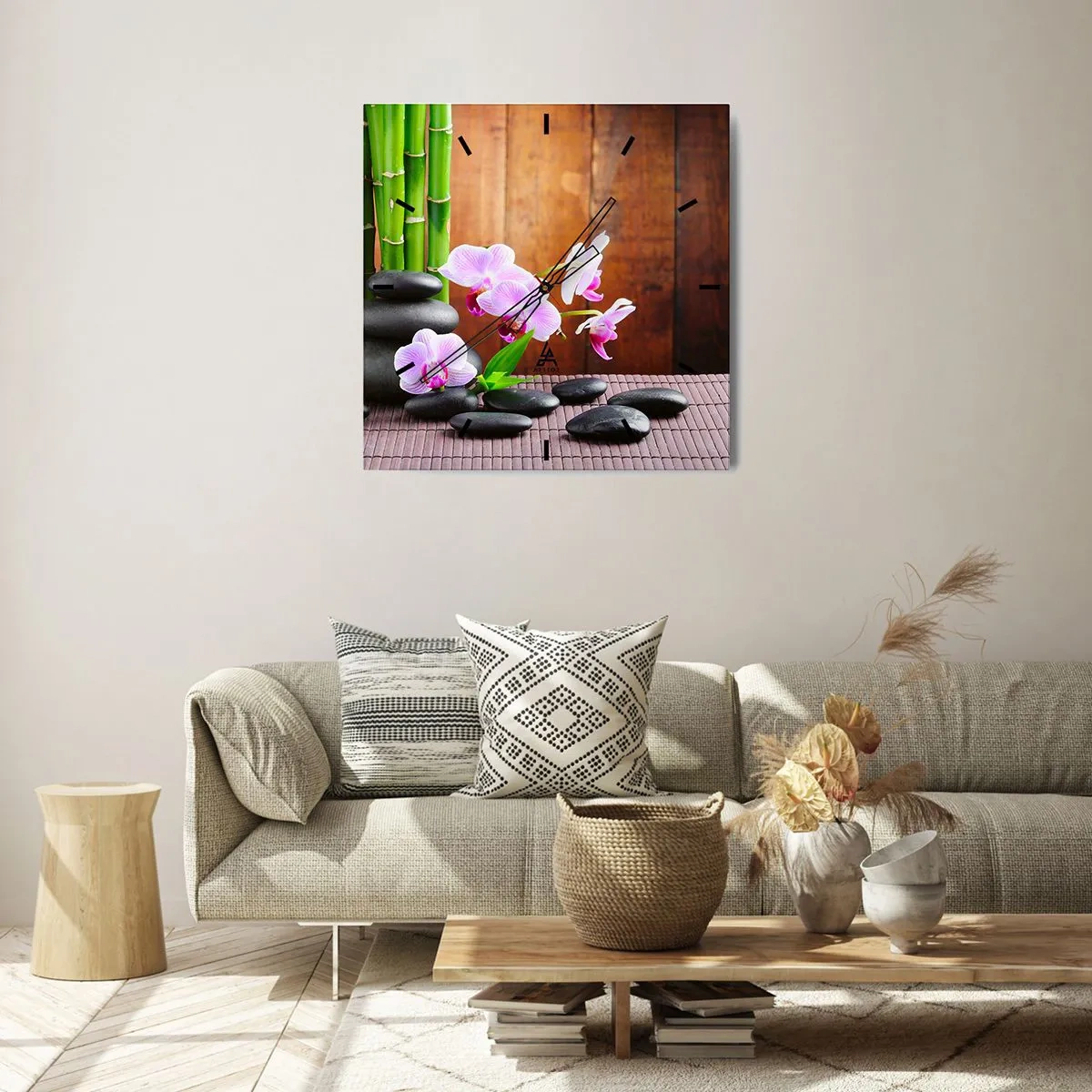 Nástěnné hodiny - Seznamte se s potěšením východu - 40x40 cm