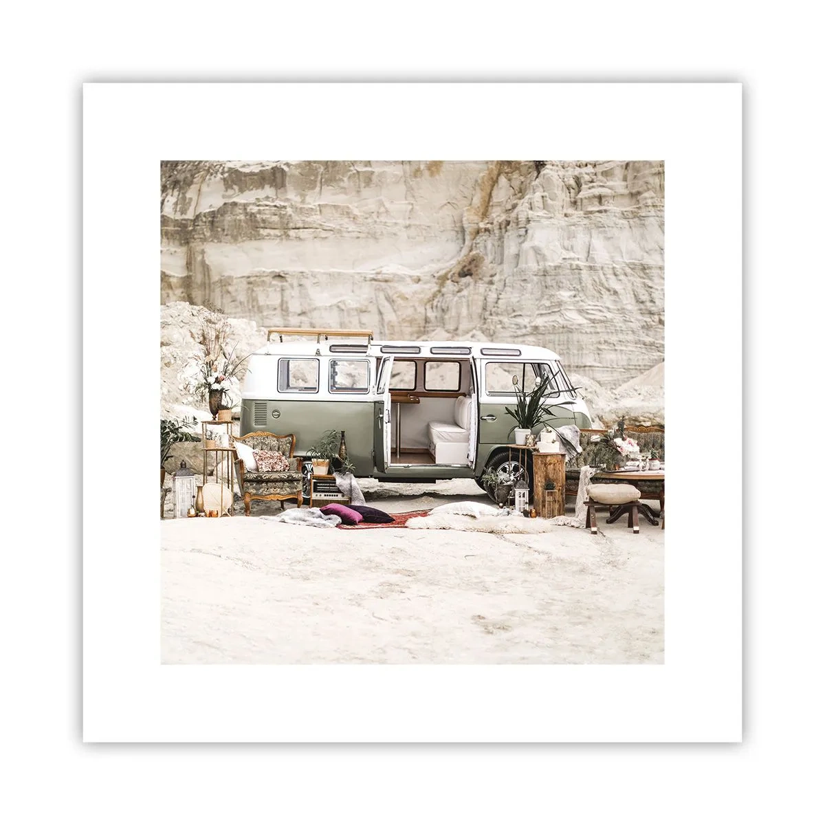 Plakát - Cesta právě začíná - 30x30 cm