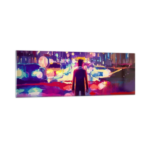 Obraz na skle - Ponořený do světla - 90x30 cm