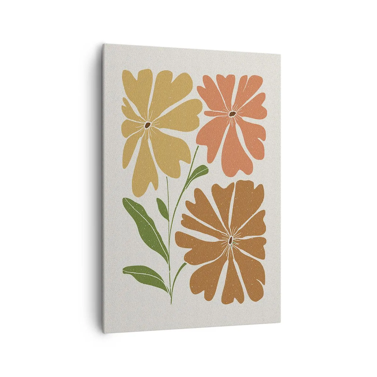 Obraz na plátně - Příroda a geometrie - 70x100 cm