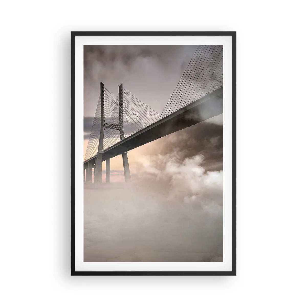 Plakát v černém rámu - U řeky, která není - 61x91 cm