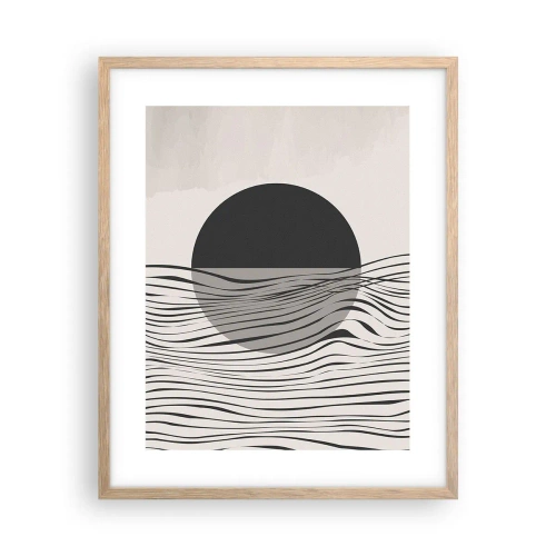 Plakát v rámu světlý dub - Poloviční kompozice - 40x50 cm