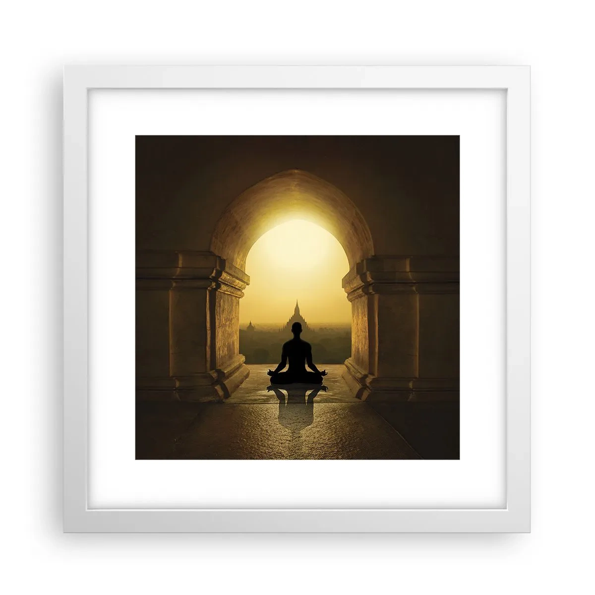 Plakát v bílém rámu - Plná harmonie - 30x30 cm