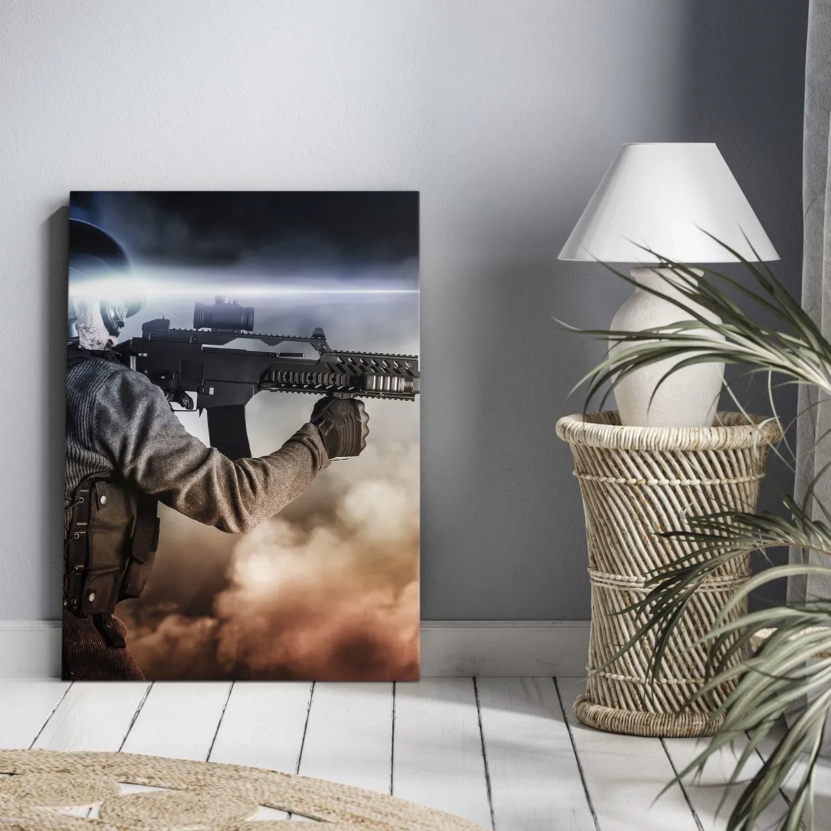 Obraz na plátně - Prostě hrdina - 55x100 cm