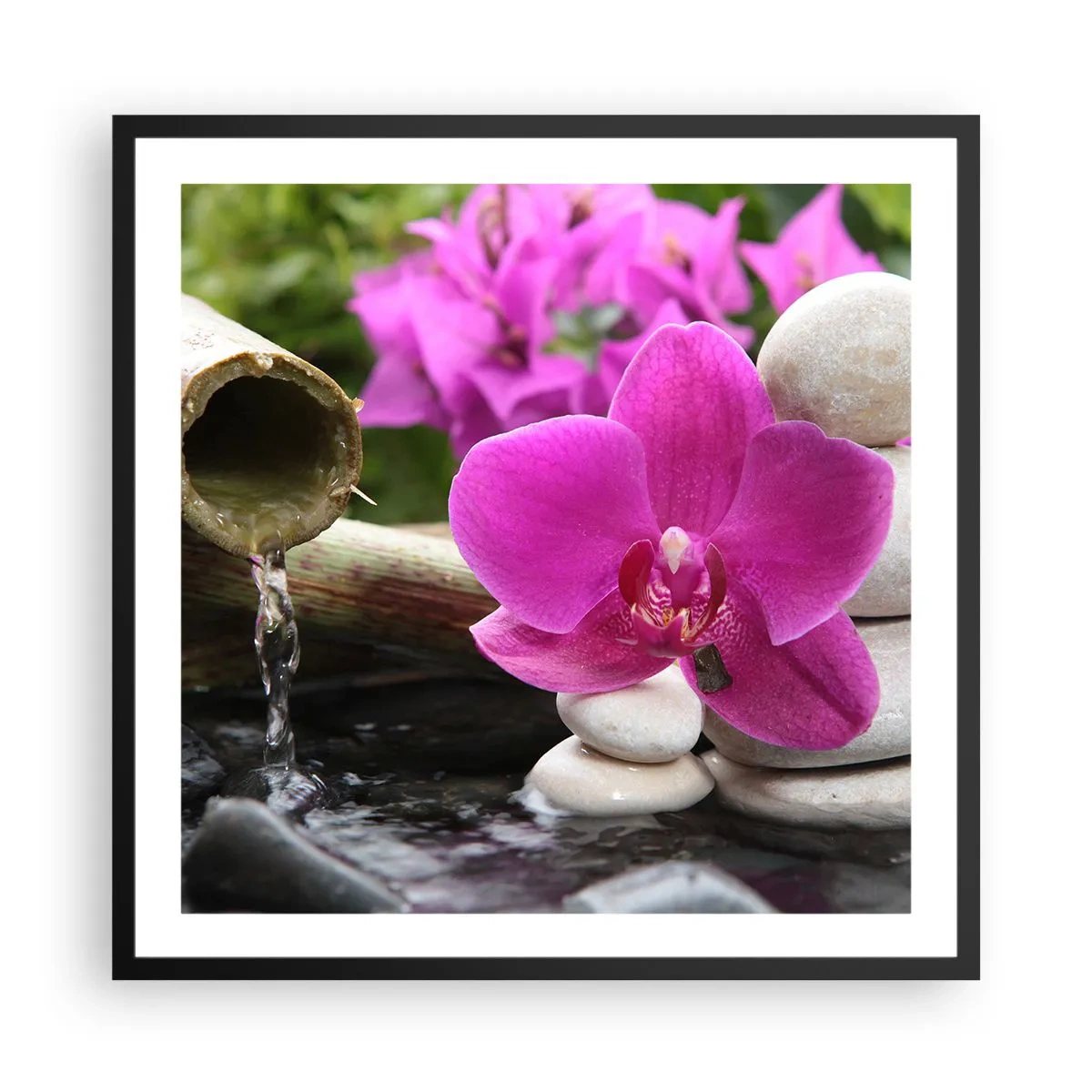 Plakát v černém rámu - Už odpočíváš - 60x60 cm