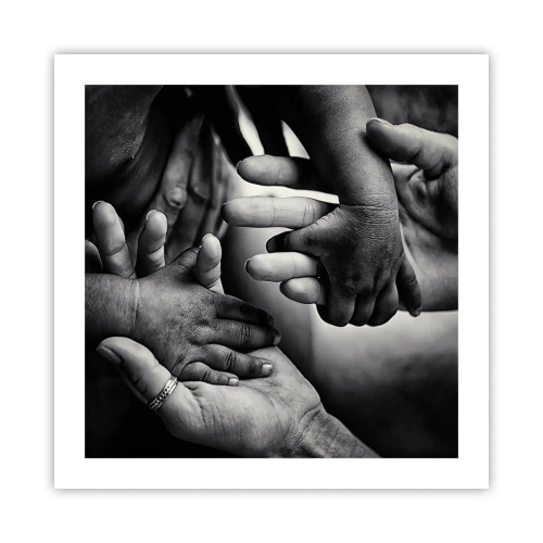 Plakát - Být člověkem - 50x50 cm