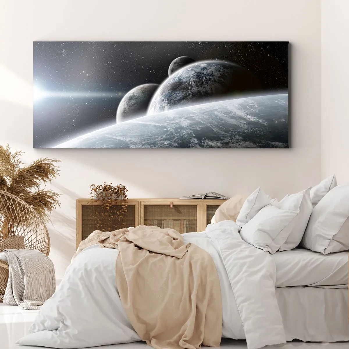 Obraz na plátně - Vesmírná hudba sfér - 120x50 cm