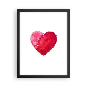 Plakát v černém rámu - All you need is love - 30x40 cm
