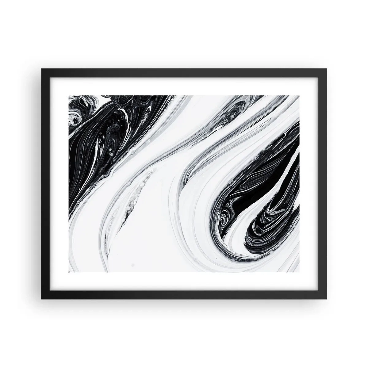 Plakát v černém rámu - Spojení protikladů - 50x40 cm