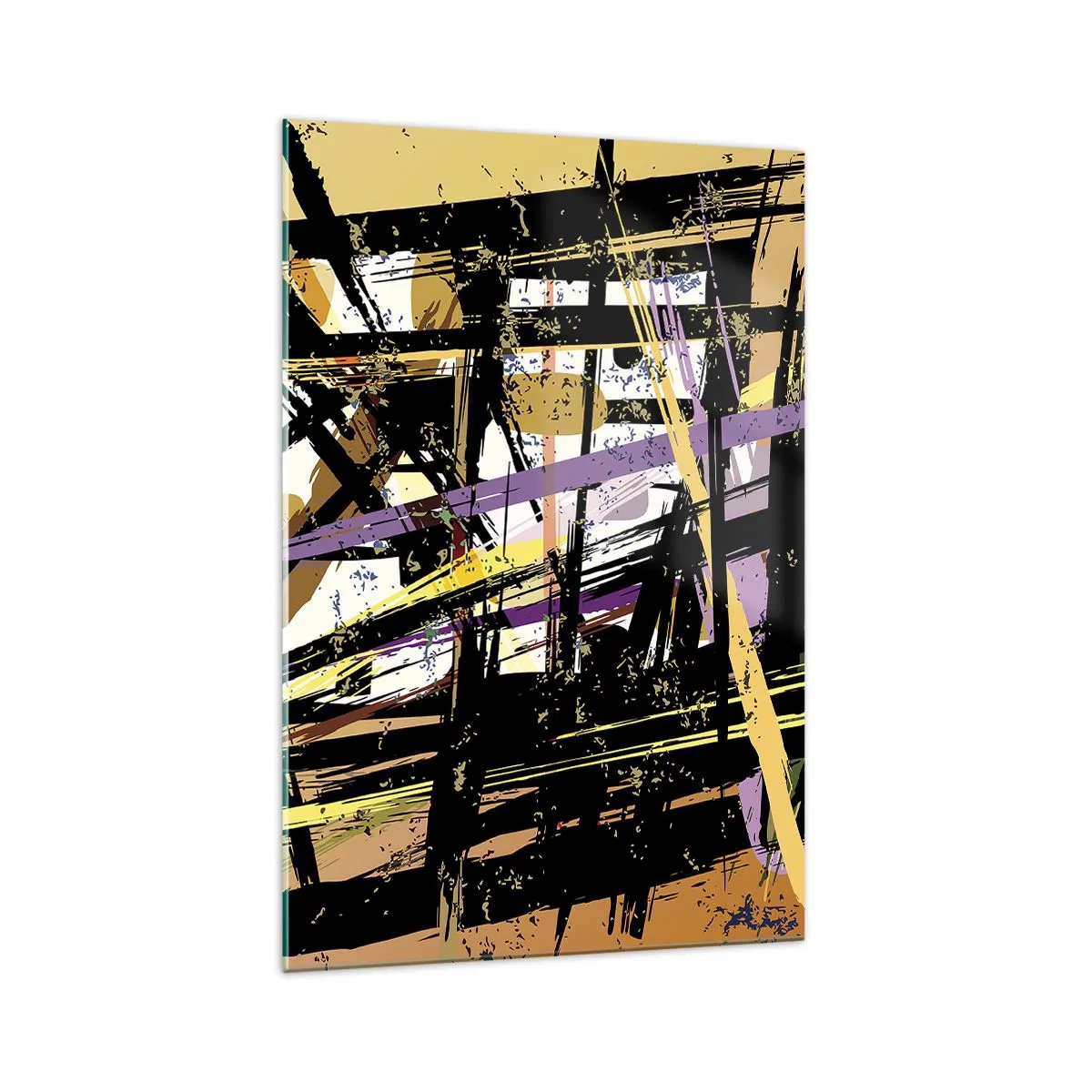 Obraz na skle - Ostrý řez - 70x100 cm