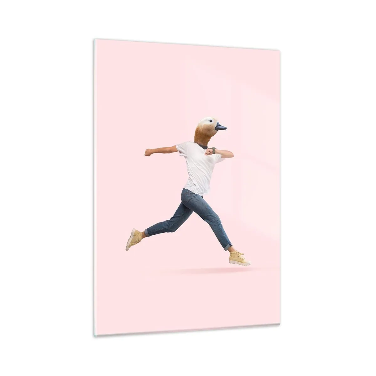 Obraz na skle - Špetka absurdity - 50x70 cm