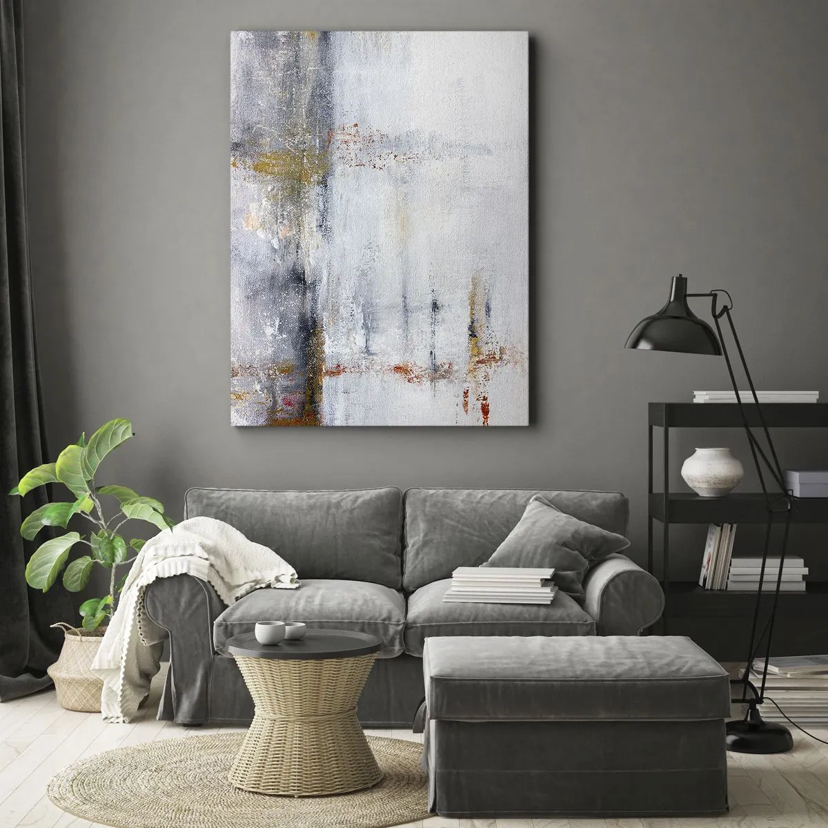 Obraz na plátně - Za závojem vzduchu - 70x100 cm