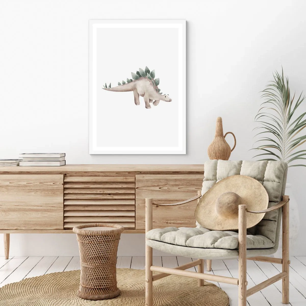 Plakát v bílém rámu - Váš přítel - 70x100 cm