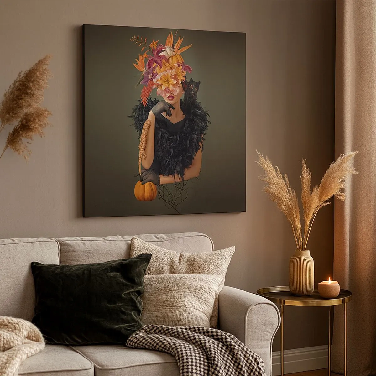 Obraz na plátně - Kouzlo čarodějnice - 30x30 cm