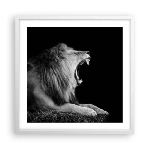 Plakát v bílém rámu - Bez nejmenších pochyb - 50x50 cm