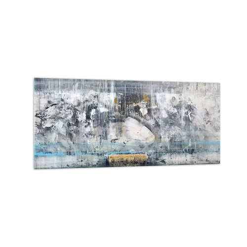 Obraz na skle - Jako na ledě, tak i na hroudě - 120x50 cm