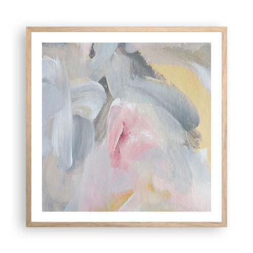 Plakát v rámu světlý dub - V pastelovém světě - 60x60 cm